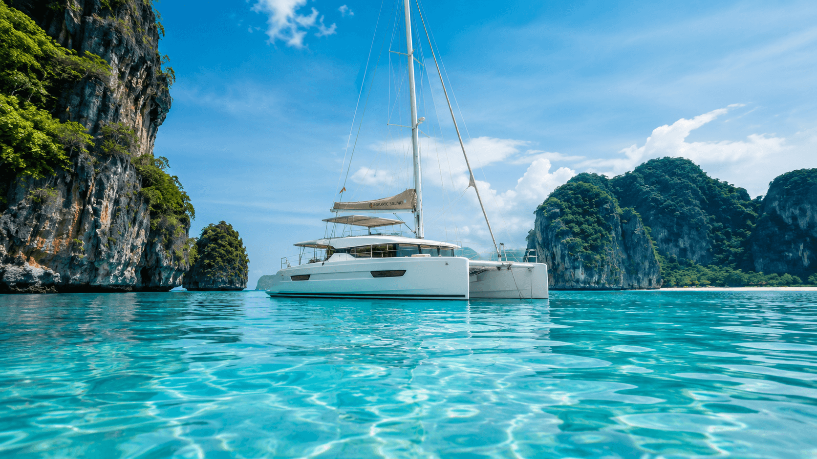Catamaran cruise on the Gulf of Thailand