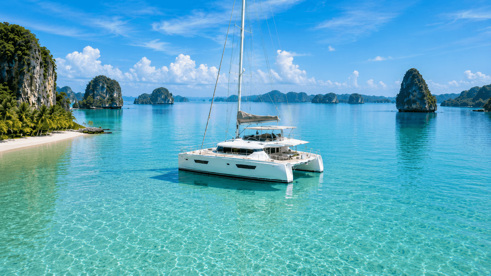 Adventure Hua Hin catamaran on the Gulf of Thailand